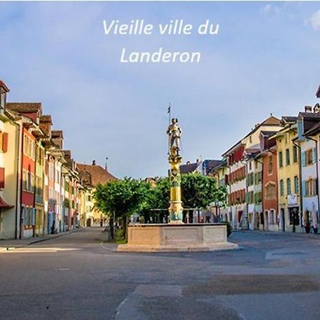 Chambre Lumineuse Dans Une Grande Villa Le Landeron Eksteriør bilde